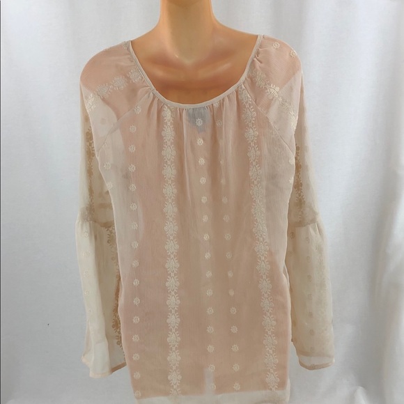 Knox Rose sheer with embroidery prints - Picture 3 of 8